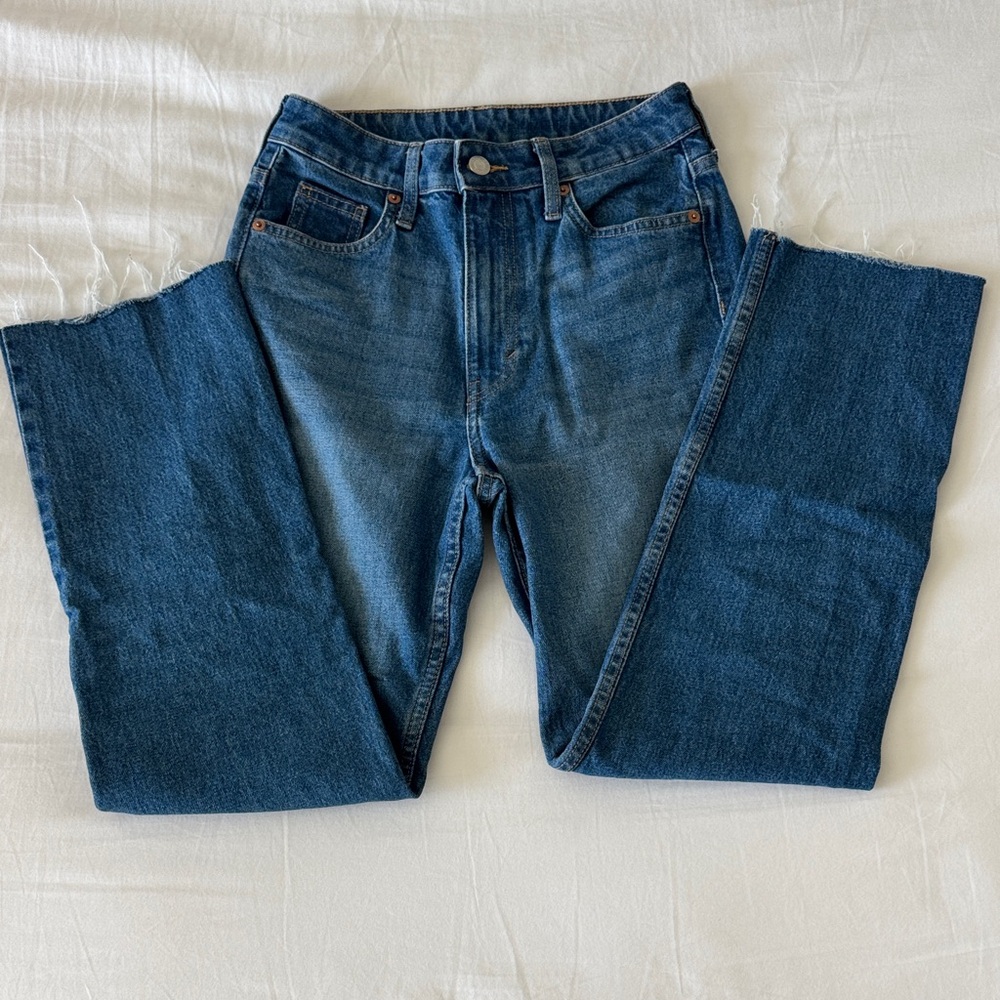 H&M Size 2 Blue Vintage Straight Jeans